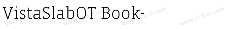 VistaSlabOT Book字体转换